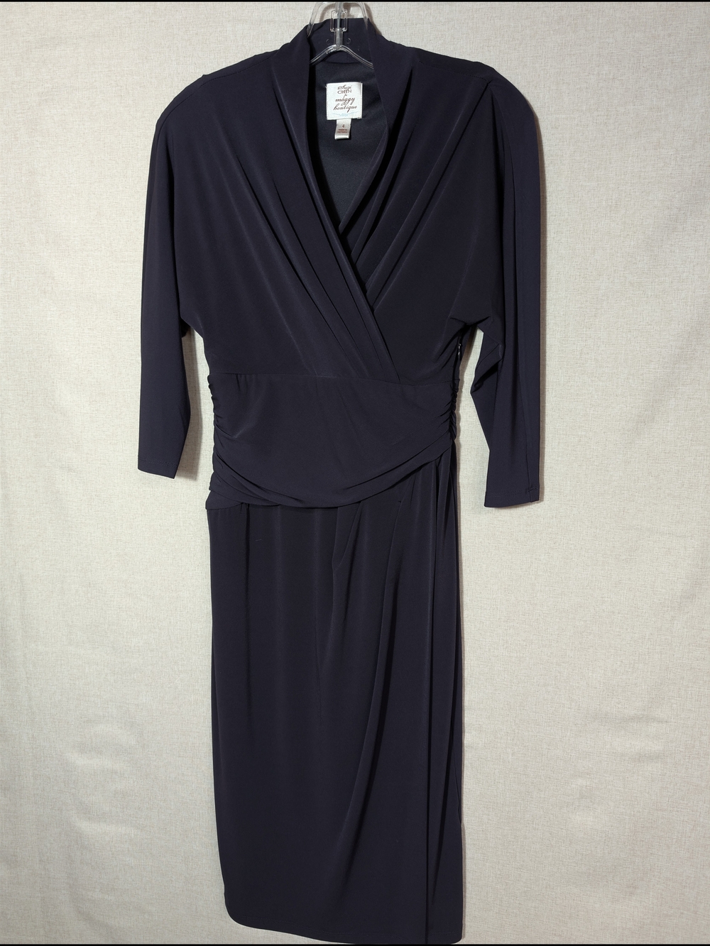 Suzi Chin Navy Dress Maggy Boutique 4